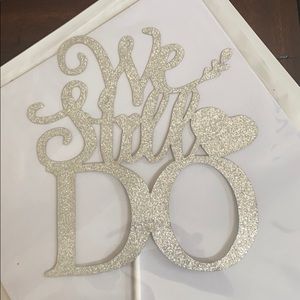 Wedding/anniversary cake topper